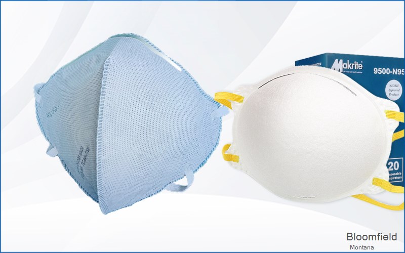 Bloomfield Dawson Montana MT N95 mask