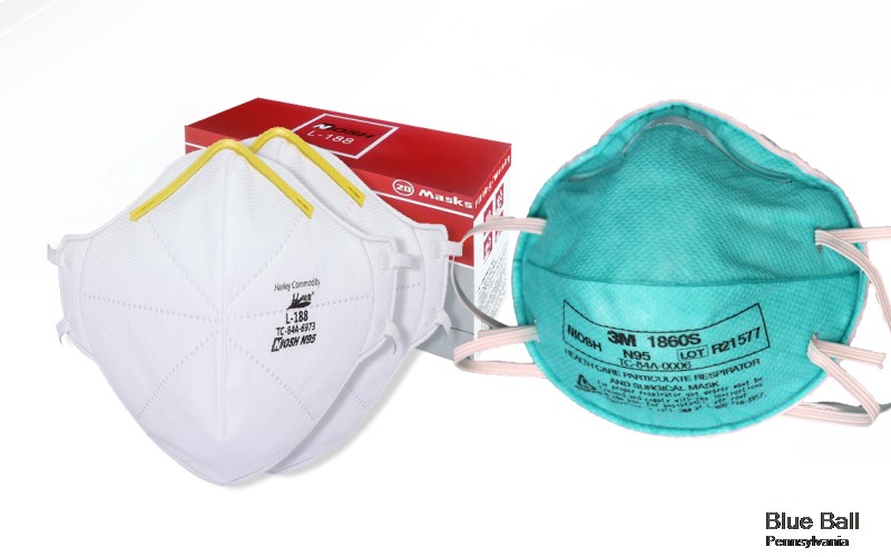 Blue Ball Lancaster Pennsylvania PA N95 mask