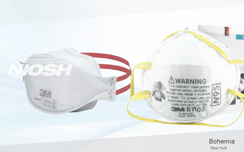 Bohemia Suffolk New York NY N95 mask