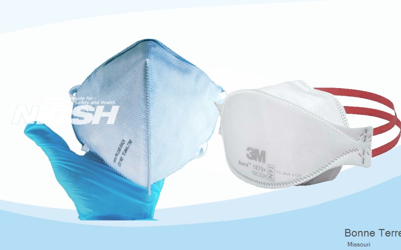 Bonne Terre Saint Francois Missouri MO N95 mask