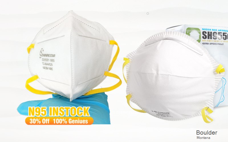 Boulder Jefferson Montana MT N95 mask