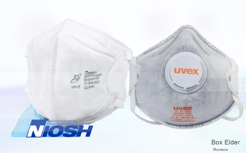 Box Elder Hill Montana MT N95 mask