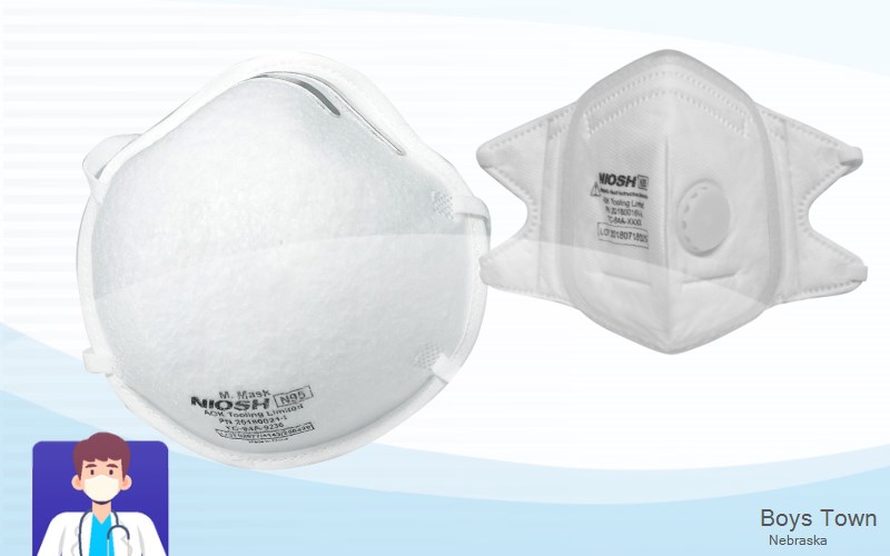 Boys Town Douglas Nebraska NE N95 mask