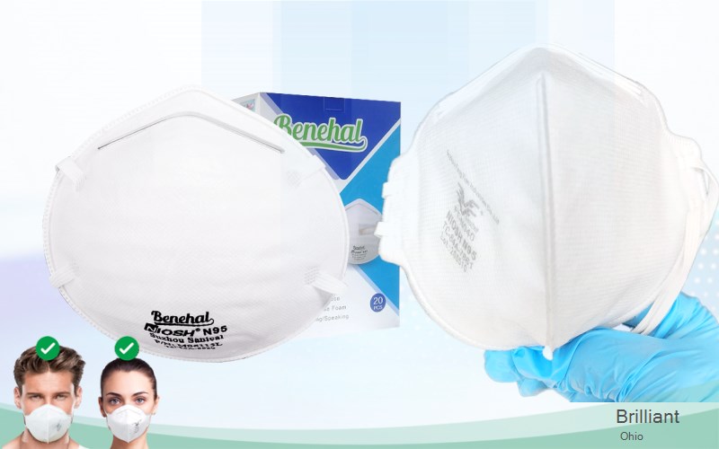 Brilliant Jefferson Ohio OH N95 mask