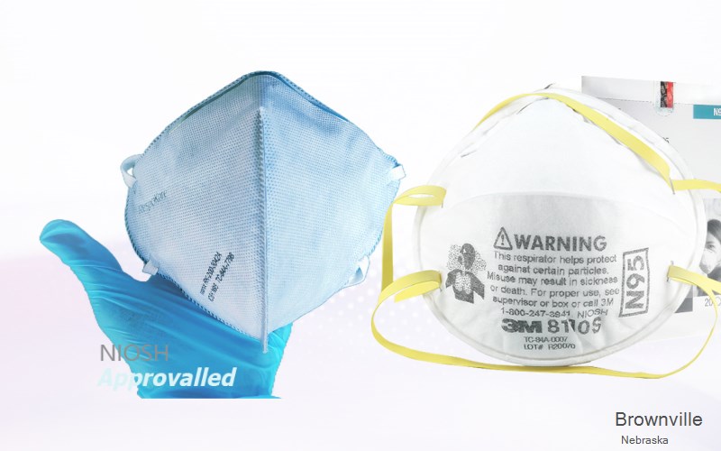 Brownville Nemaha Nebraska NE N95 mask