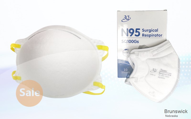 Brunswick Antelope Nebraska NE N95 mask