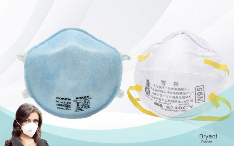 Bryant Palm Beach Florida FL N95 mask