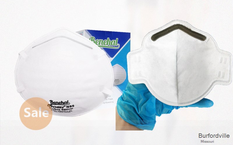 Burfordville Cape Girardeau Missouri MO N95 mask
