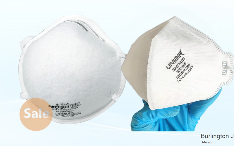 Burlington Junction Nodaway Missouri MO N95 mask