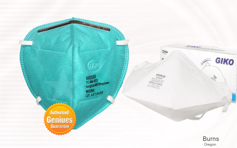 Burns Harney Oregon OR N95 mask