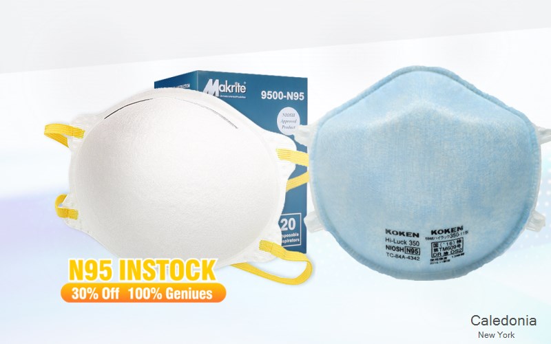 Caledonia Livingston New York NY N95 mask