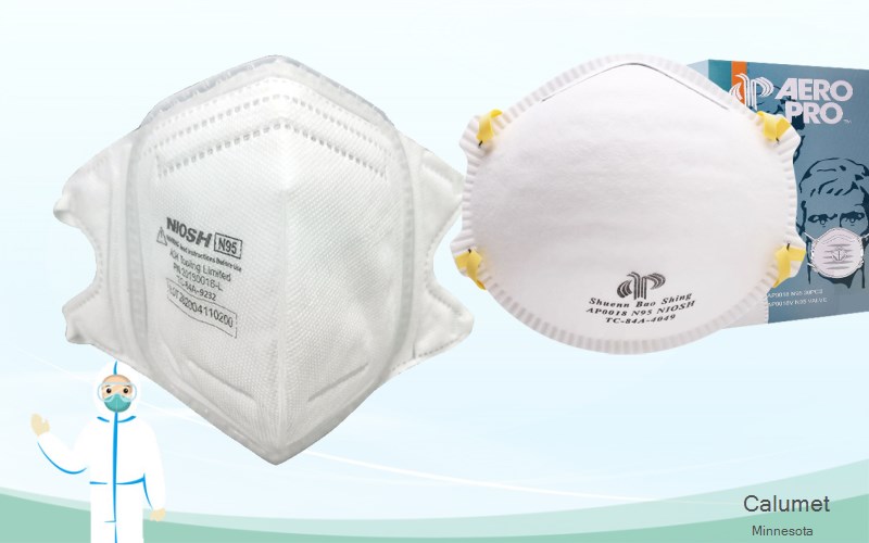 Calumet Itasca Minnesota MN N95 mask
