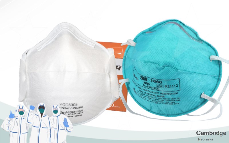 Cambridge Furnas Nebraska NE N95 mask