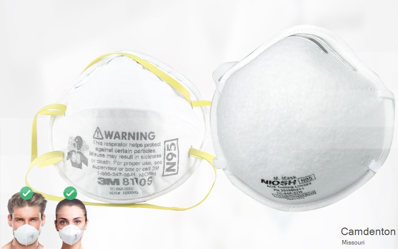 Camdenton Camden Missouri MO N95 mask