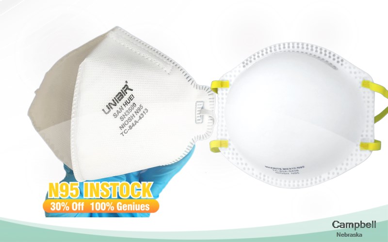 Campbell Franklin Nebraska NE N95 mask