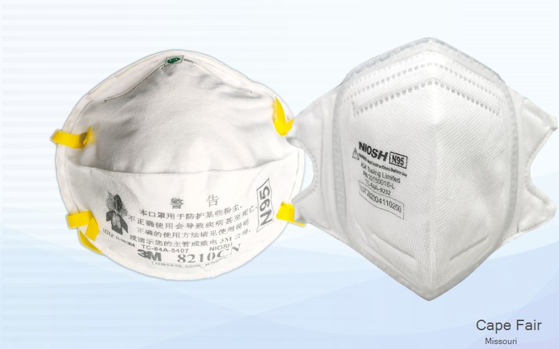 Cape Fair Stone Missouri MO N95 mask