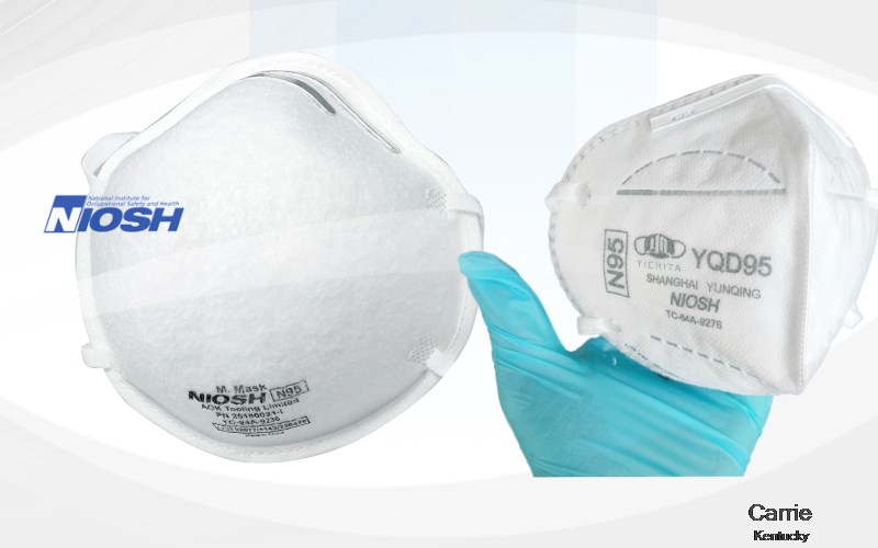Carrie Knott Kentucky KY N95 mask