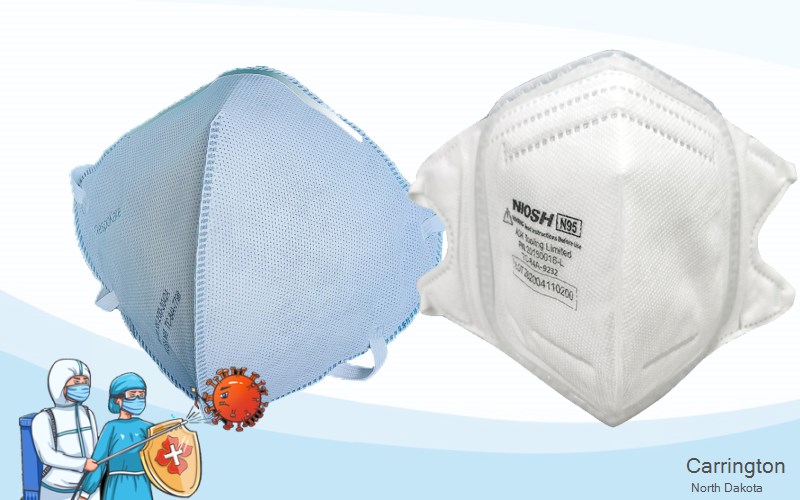 Carrington Foster North Dakota ND N95 mask