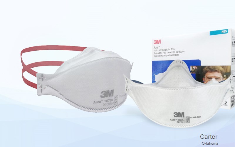 Carter Beckham Oklahoma OK N95 mask