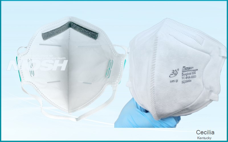 Cecilia Hardin Kentucky KY N95 mask