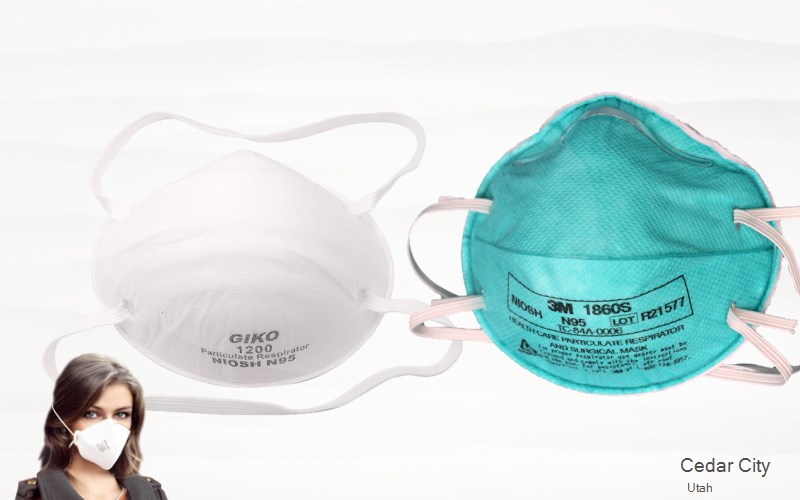 Cedar City Iron Utah UT N95 mask
