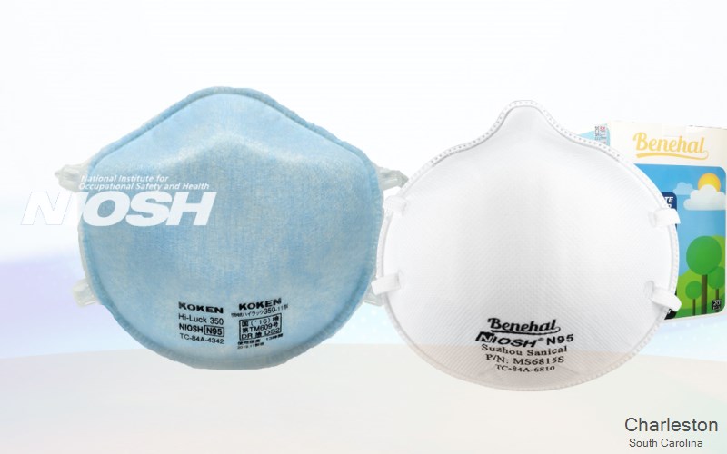 Charleston Berkeley South Carolina SC N95 mask