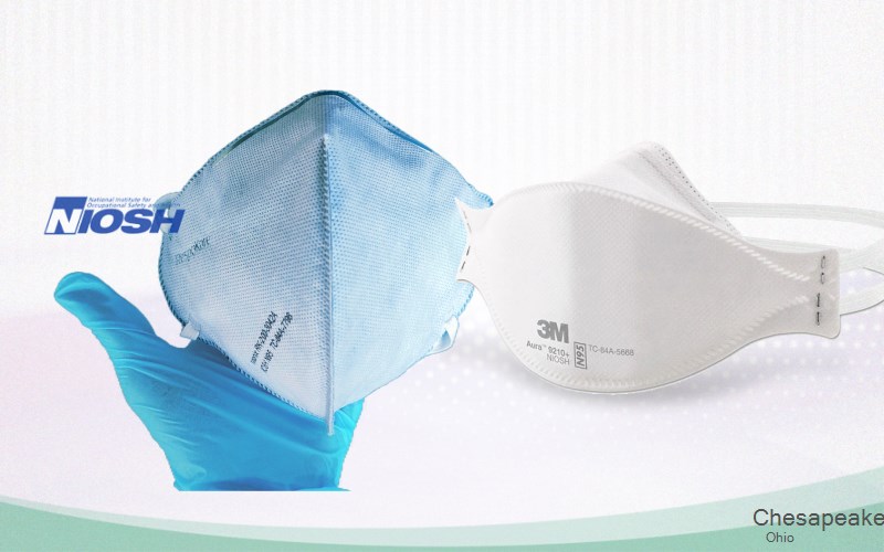 Chesapeake Lawrence Ohio OH N95 mask