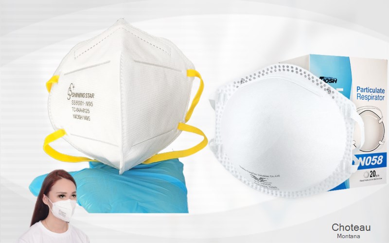 Choteau Teton Montana MT N95 mask