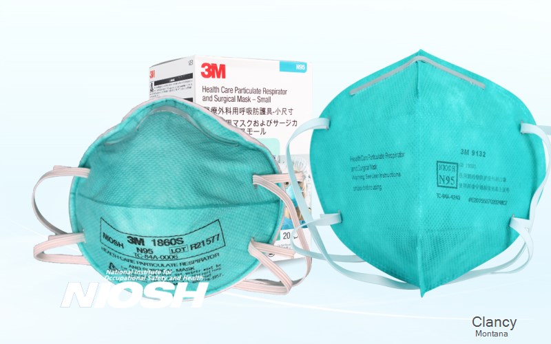 Clancy Jefferson Montana MT N95 mask