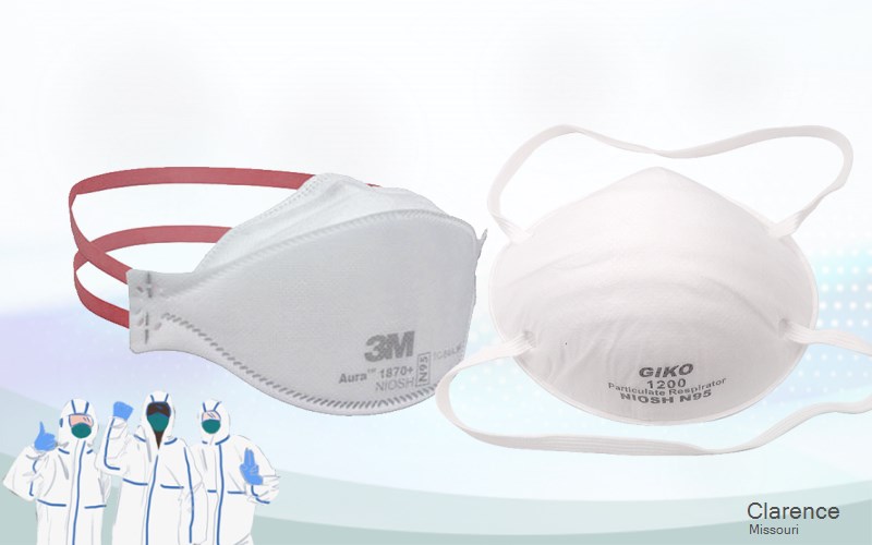 Clarence Shelby Missouri MO N95 mask