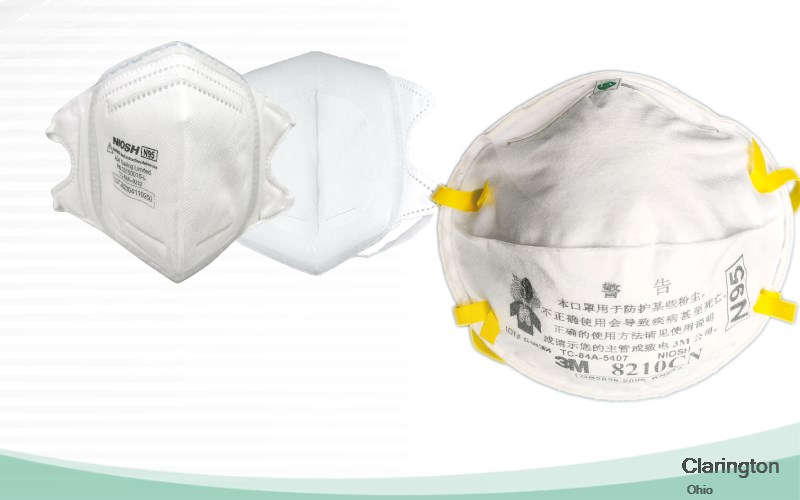 Clarington Monroe Ohio OH N95 mask