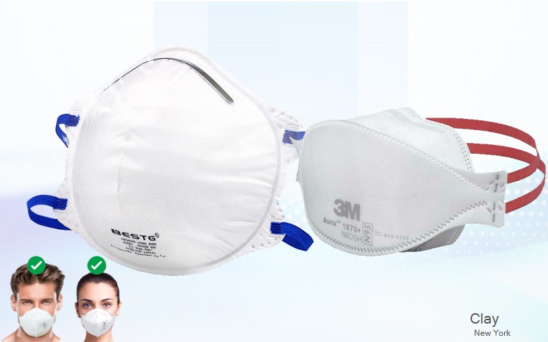 Clay Onondaga New York NY N95 mask