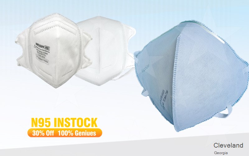 Cleveland White Georgia GA N95 mask