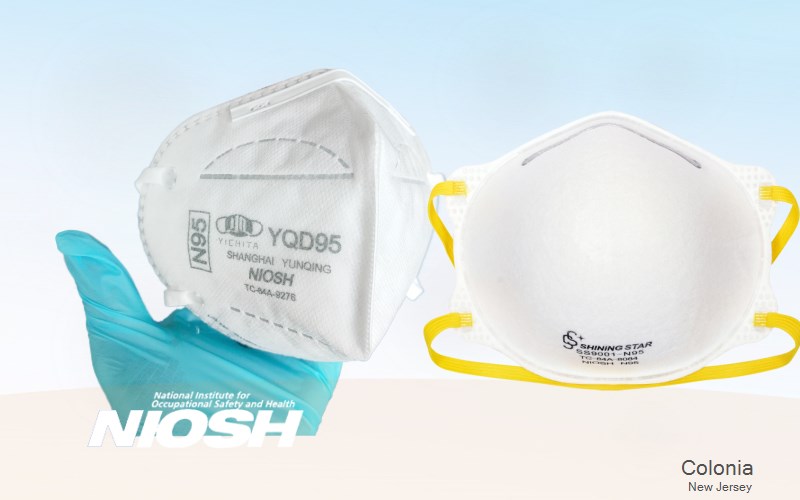 Colonia Middlesex New Jersey NJ N95 mask