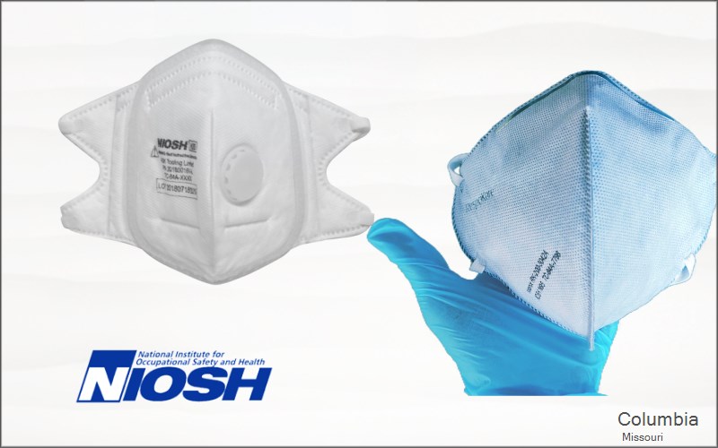 Columbia Boone Missouri MO N95 mask