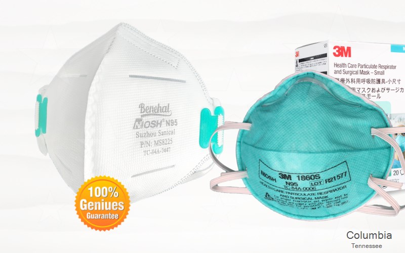 Columbia Maury Tennessee TN N95 mask