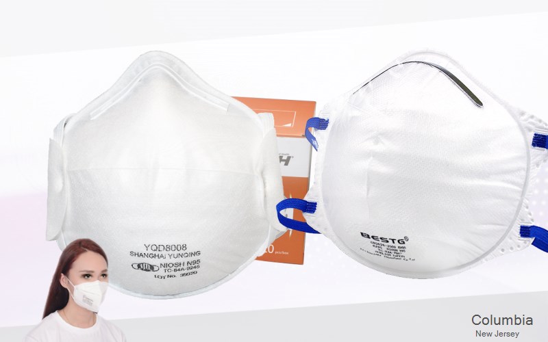 Columbia Warren New Jersey NJ N95 mask