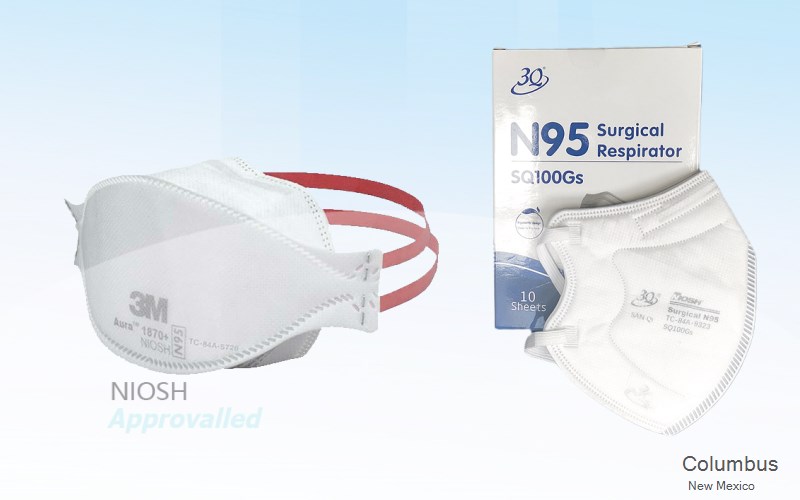 Columbus Luna New Mexico NM N95 mask