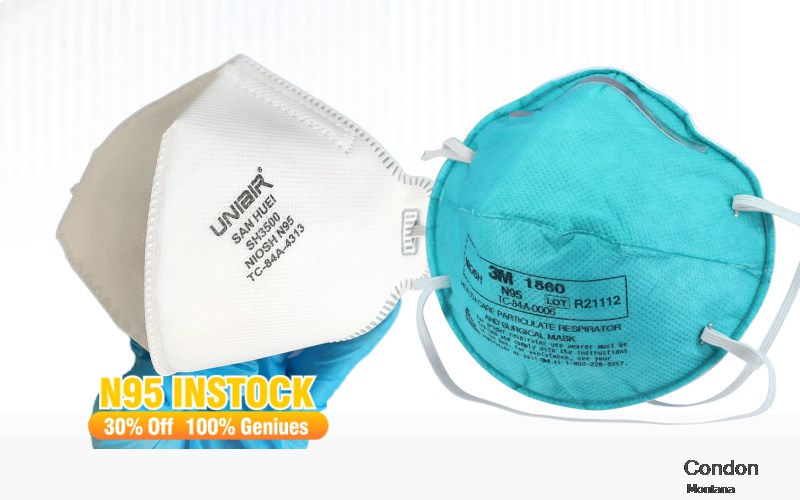 Condon Missoula Montana MT N95 mask