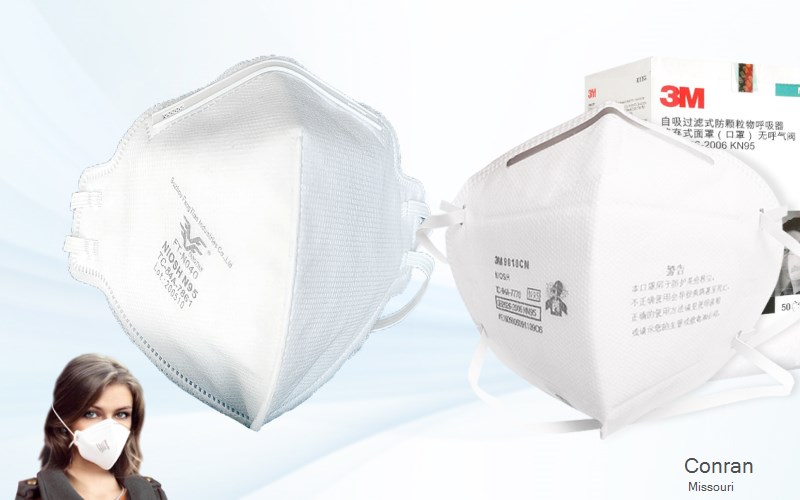 Conran New Madrid Missouri MO N95 mask