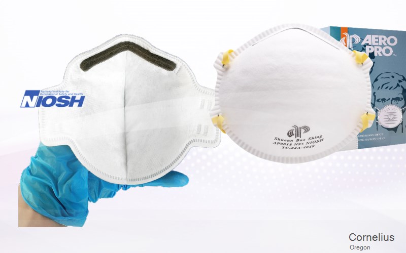 Cornelius Washington Oregon OR N95 mask
