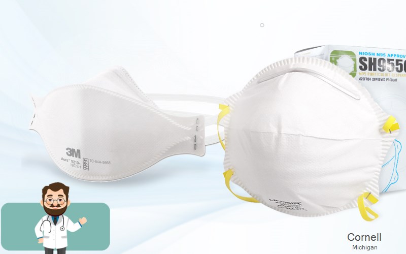 Cornell Delta Michigan MI N95 mask
