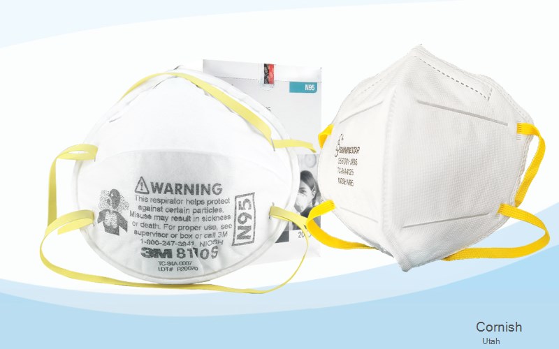 Cornish Cache Utah UT N95 mask