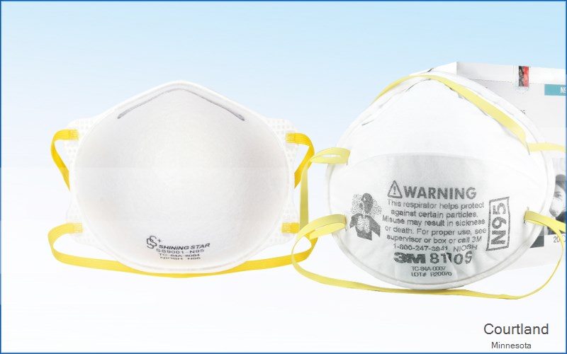 Courtland Nicollet Minnesota MN N95 mask