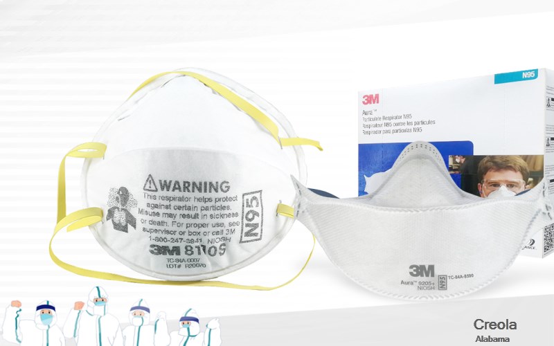 Creola Mobile Alabama AL N95 mask