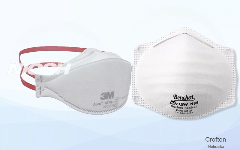 Crofton Knox Nebraska NE N95 mask