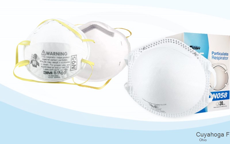 Cuyahoga Falls Summit Ohio OH N95 mask