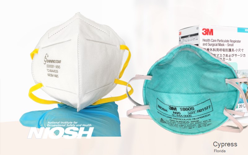 Cypress Jackson Florida FL N95 mask