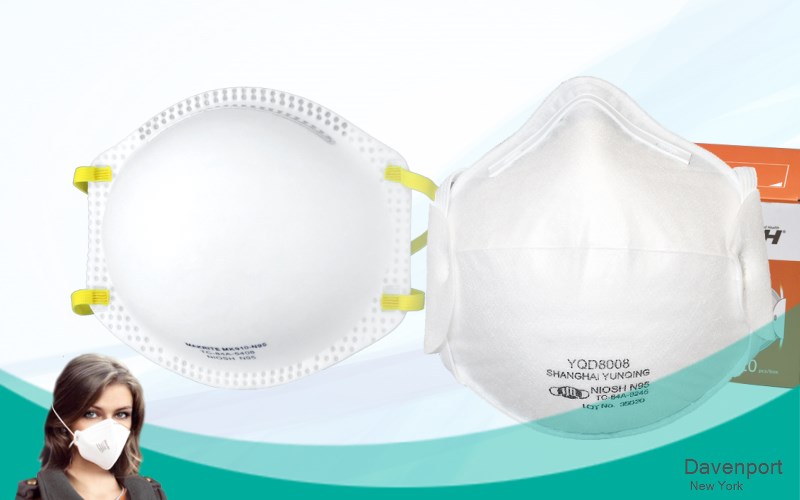 Davenport Delaware New York NY N95 mask