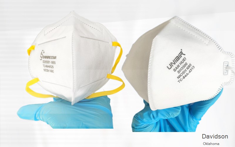 Davidson Tillman Oklahoma OK N95 mask